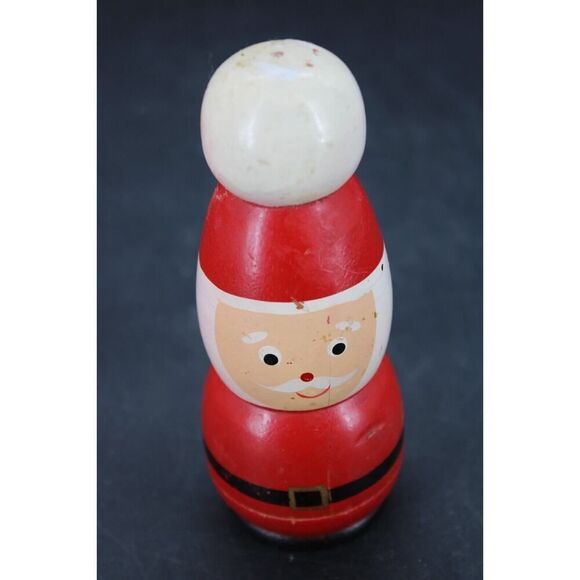 Vintage Santa Clause Nesting Dolls Set Of 5 - Picture 2 of 15